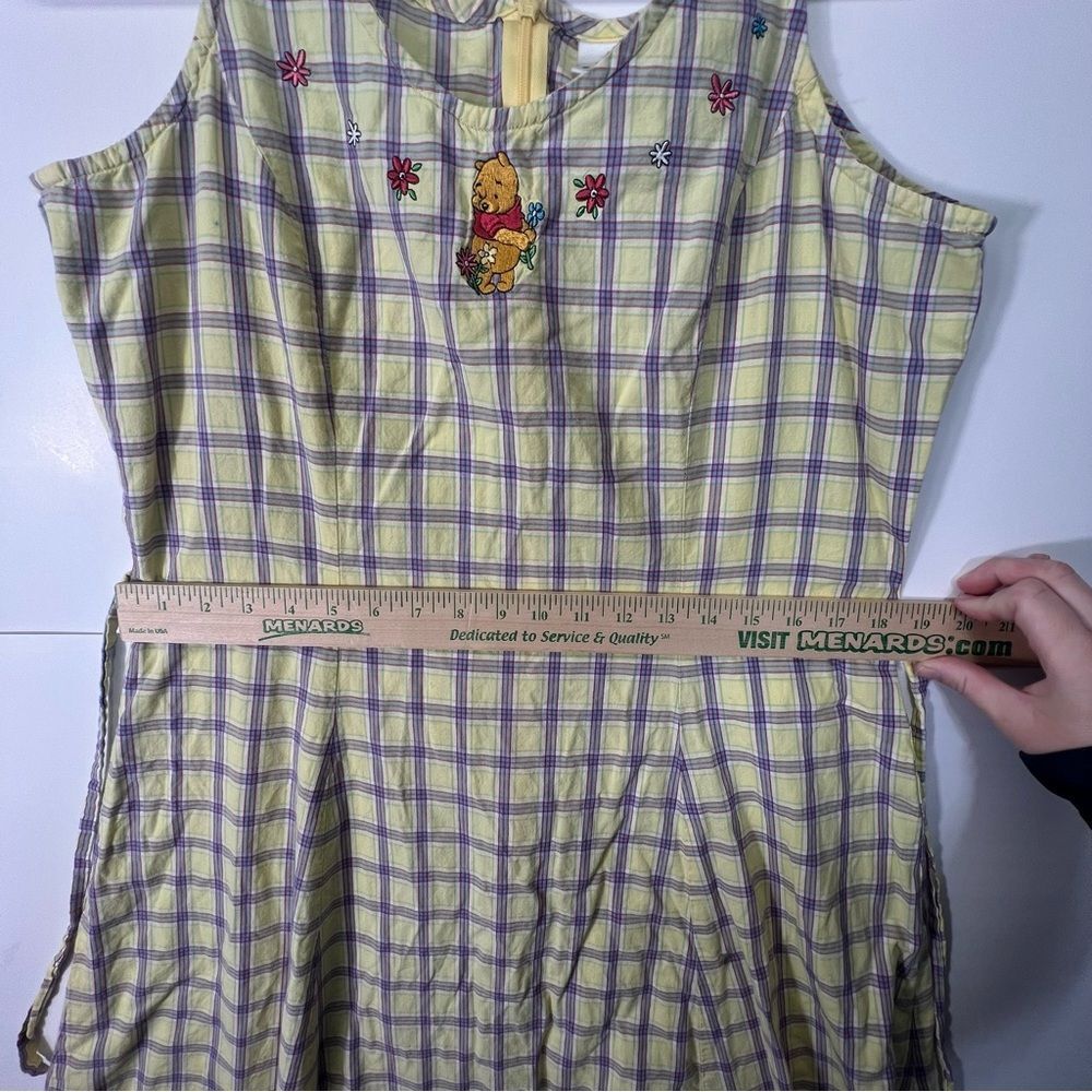 Y2k Vintage The Disney Store Winne The Pooh sleeveless Dress  Large - Picture 8 of 15